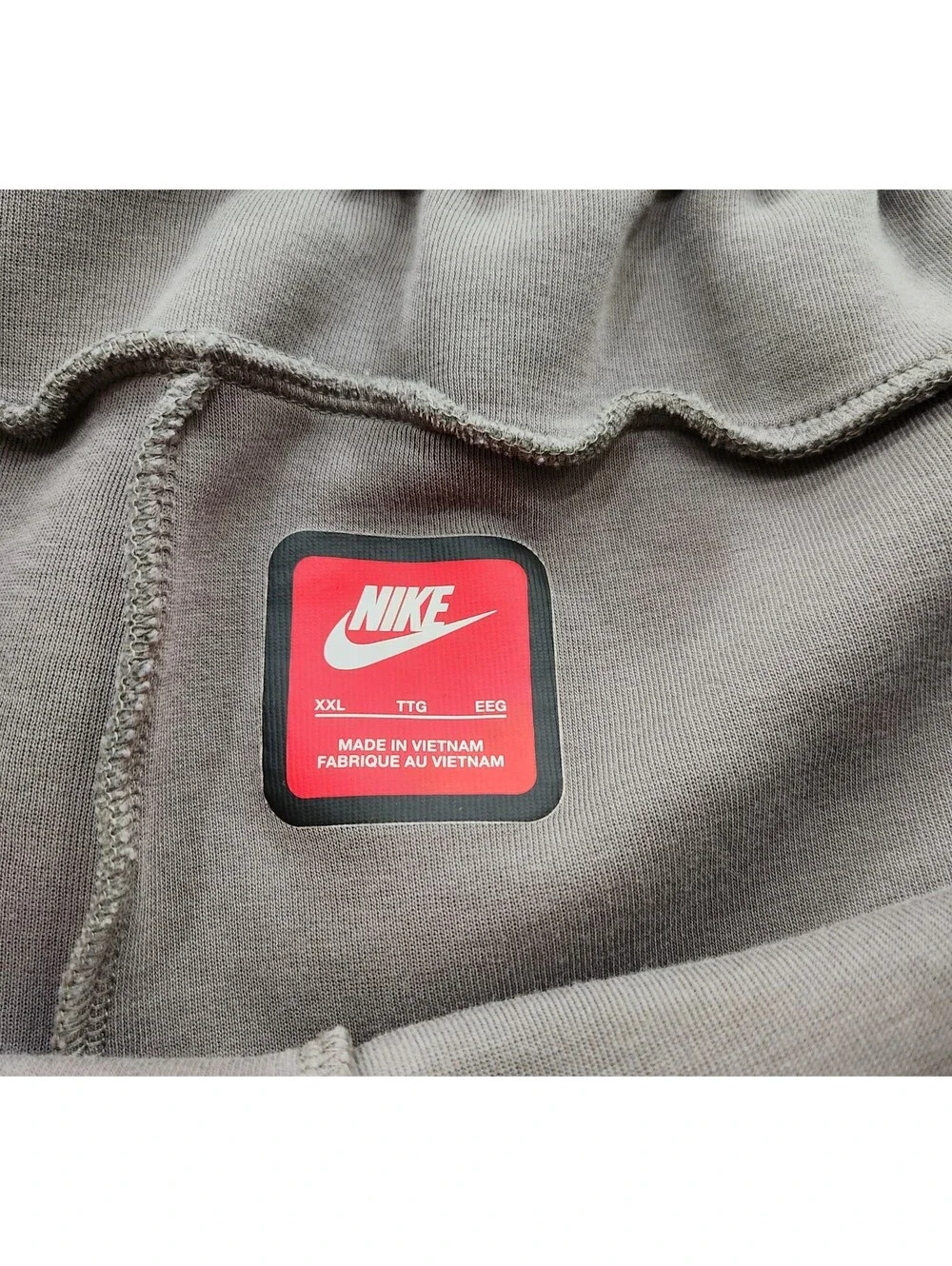 Nike Tech Fleece Joggers Sweatpants Men’s Size 2XL XXL Cave Stone/Black active